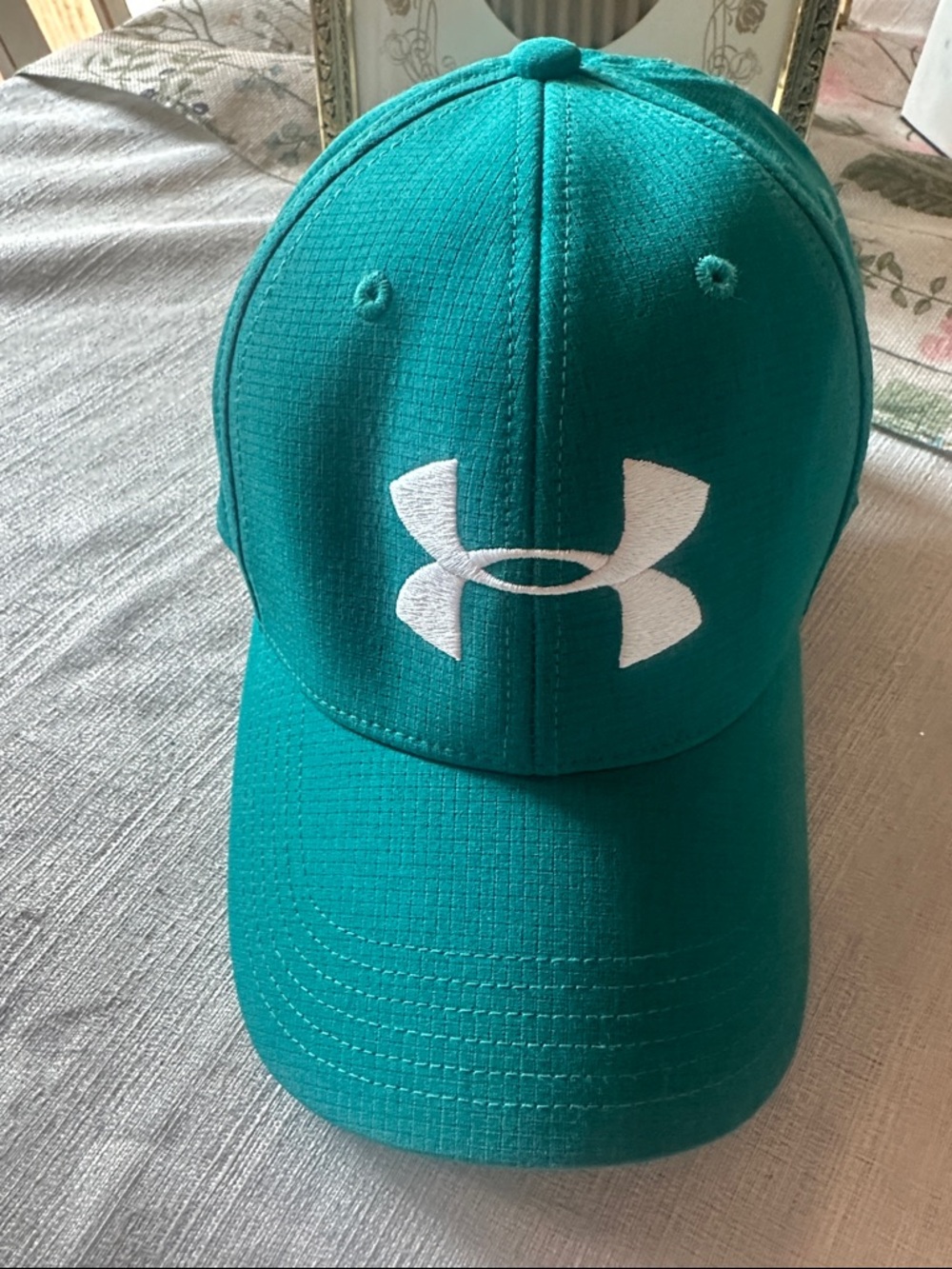 Under Armour Teal Green Cap with White Logo